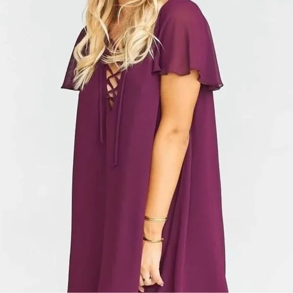 ShowMeYourMuMu Kylie LaceUp Mini Dress